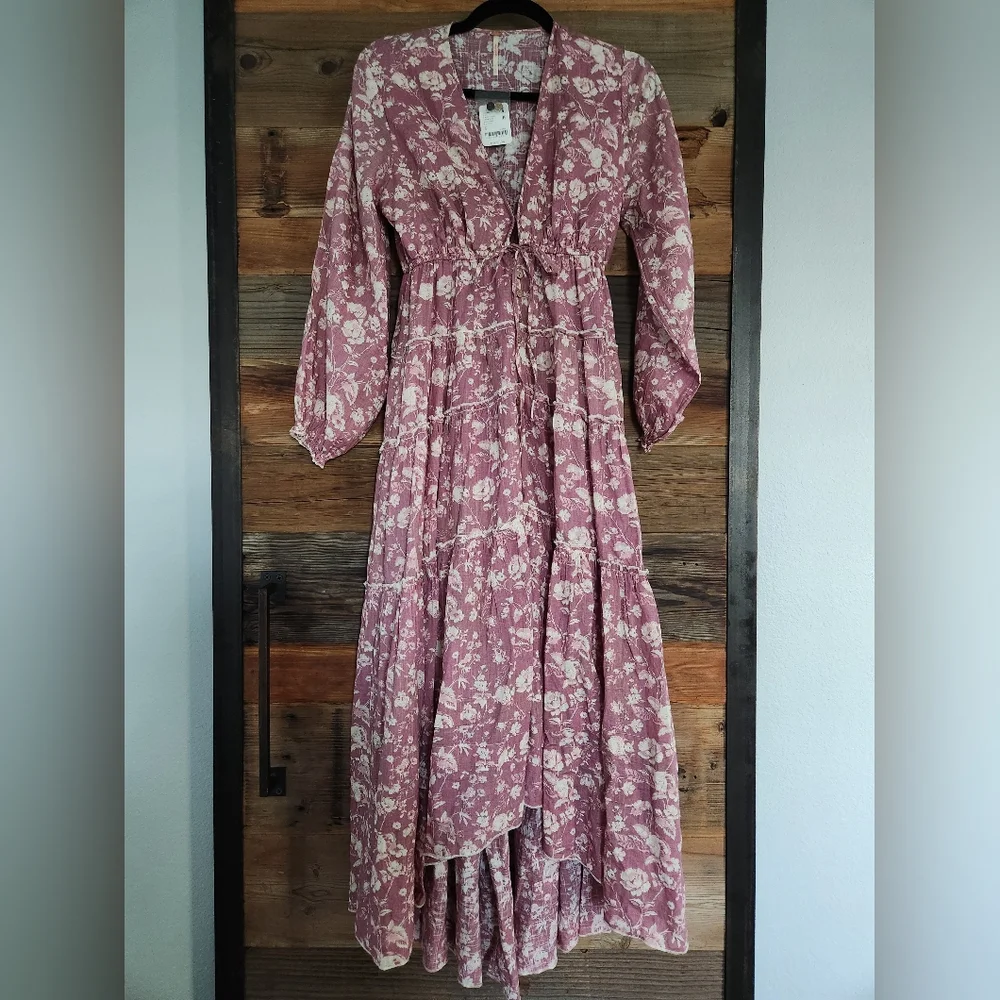 NWT Free People Pappiet Midi Dress - Picture 5 of 7